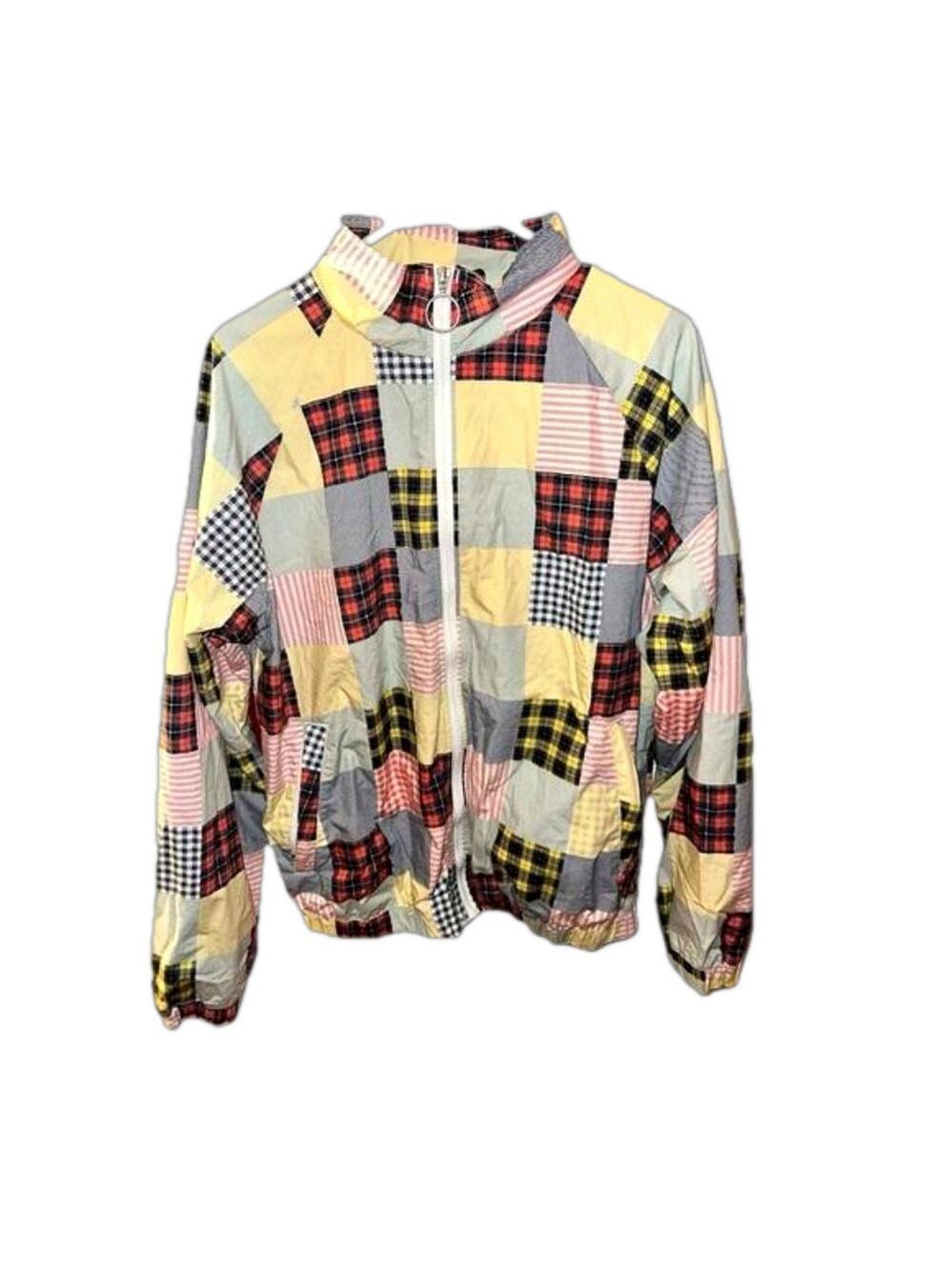 Urban Outfitters UO Madras Print Track Jacket - Picture 7 of 16